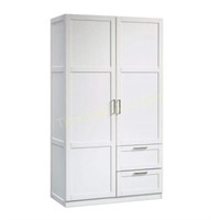 Sauder 2-Door 2-Drawer Wardrobe  White