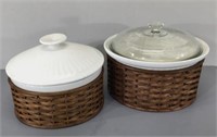 Casserole Dishes w/Serving Baskets
