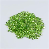 Round Cut Natural Unheated Green Chrome Diopside 3