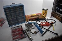 Storage Drawers, Tire Iron, Grease Gun & More Misc