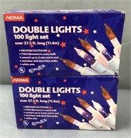 Two boxes of noma Christmas light