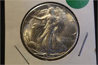 1946-D Walking Liberty Silver Half Dollar