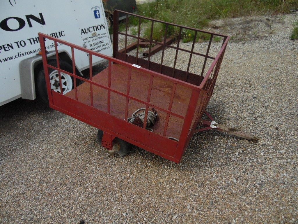 2 WHEEL STEEL CART WITH HITCH