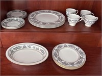 4 place settings Columbia Black by WEDGWOOD