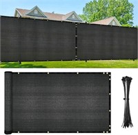 UIRWAY Privacy Screen Fence 4ft x 50ft Sand Coveri