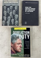 Three Political Books On Clinton, Vietnam, and