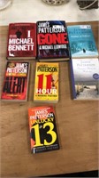 Lot of 7 James Patterson Books
