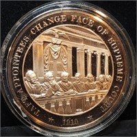 Franklin Mint 45mm Bronze US History Medal 1910