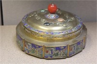 Vintage Chinese Round Box