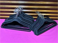 Black Flocked Hangers