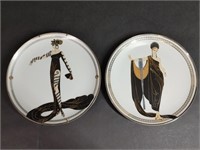 House of Erte Limited Edition Collectible Plates