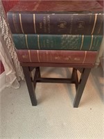 Side table - looks like stacked books on table