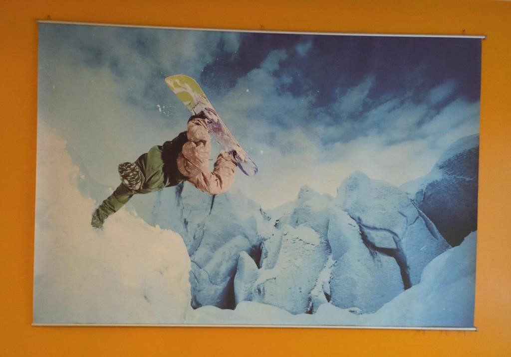 Snowboarding poster