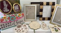 DECORATIVE BOXES FRAMED LACE FROM BRUGGE FRAMES