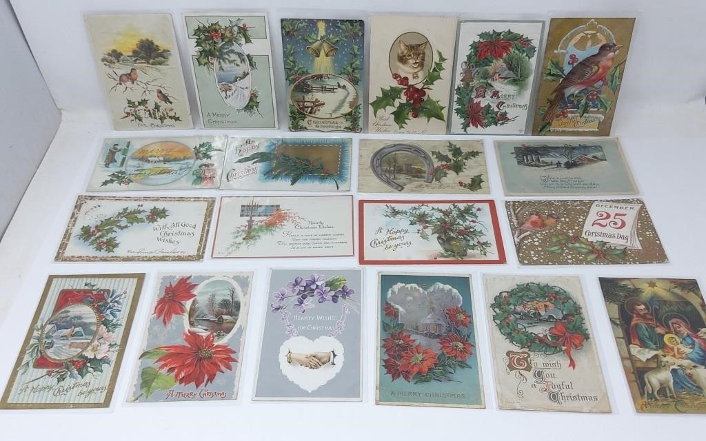 (20) Christmas Postcards