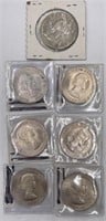 7 - 1965 Great Britain Churchill Crown Coins
