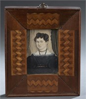 Portrait Miniature of a Woman, 19th c.