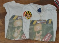 2 Max Headroom T-Shirts & Button