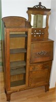 Beautiful Antique Oak Secretary