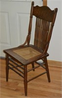 Antique Canebottom Spindleback Chair