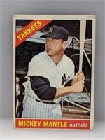 1966 Topps Mickey Mantle #50 Crease Mk