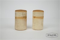 Studio Pottery Pair Salt and Pepper Shakers