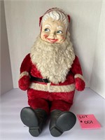 Vintage Rubber Face Santa Plush