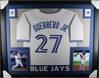 Autographed Vladmir Guerrero Jr Framed Jersey