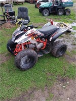 KAYO STORM 150 QUAD 2X4 like new approx 3 yrs old