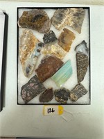 Display Tray with Minerals As Shown 12" x16"