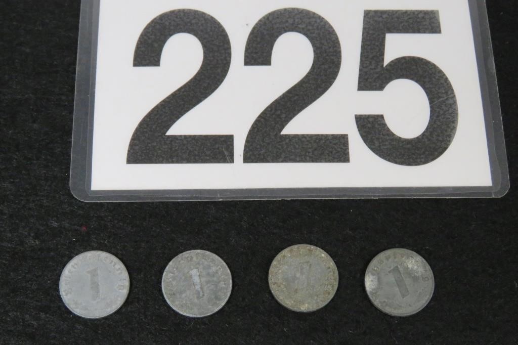 1940's Deutches German Coins 4 Total