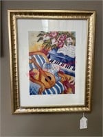 “Musical Family” 31/100 Wise framed art print