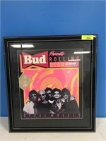 BUD ROLLING STONES POSTER/TICKETS