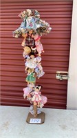 Dolls display measures approximately 48 inches