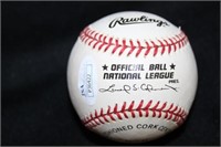 Rusty Staub autographed baseball JSA