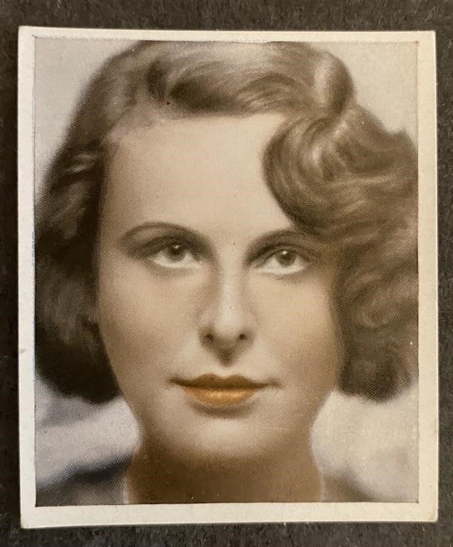 LENI RIEFENSTAHL: Antique Tobacco Card (1934)