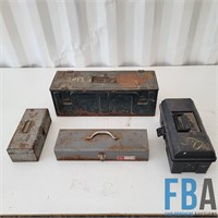 Lot of Miscellaneous Storage/Tool Boxes