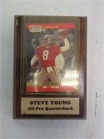 Steve Young All Pro Quarterback Card Plaque