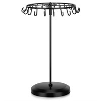 P717  EEEkit Jewelry Display Stand, 23 Hooks, Blac