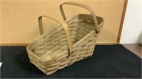 Vintage 1983 Longaberger Slanted Vegetable Basket