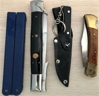 D - LOT OF FOLDING KNIVES (B45)