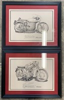 2 Motorcycle Prints