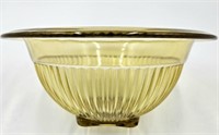 Yellow Glass Mixing Bowl Federal Glass