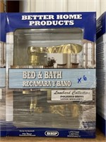 Polished Brass Bed & Bath Lever Handles x 6 pcs