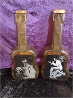 ELVIS PRESLEY GUITAR COIN BANK LOT OF 2