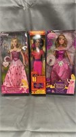 DISNEY PRINCESS DOLLS QTY 3