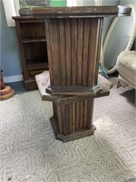 2 small end tables & table made from dresser