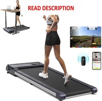 Voice Controlled Walking Pad Treadmill  Grey