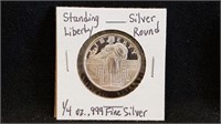 Standing Liberty Silver Round