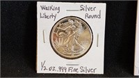 Walking Liberty Silver Round